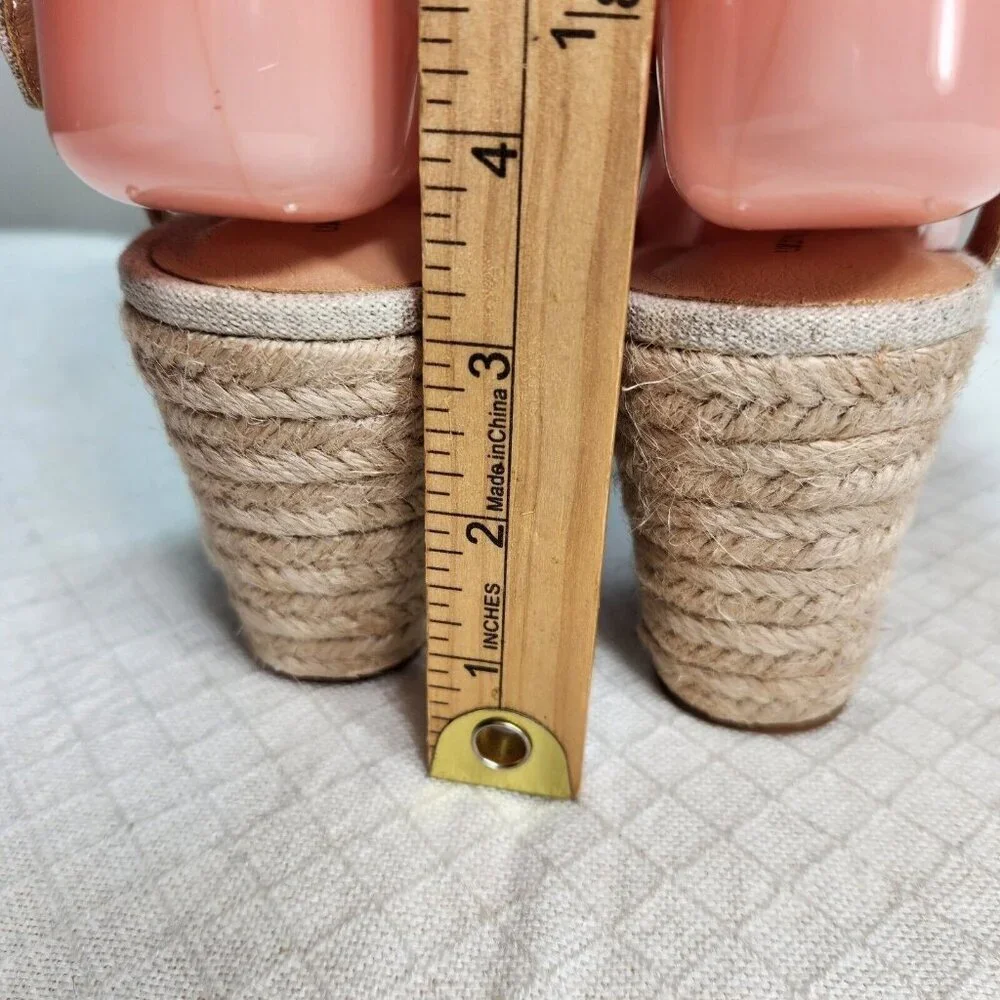 Lucky Brand Women’s Size 10 M Beige Gold Mytila Espadrille Wedge Sandals 168